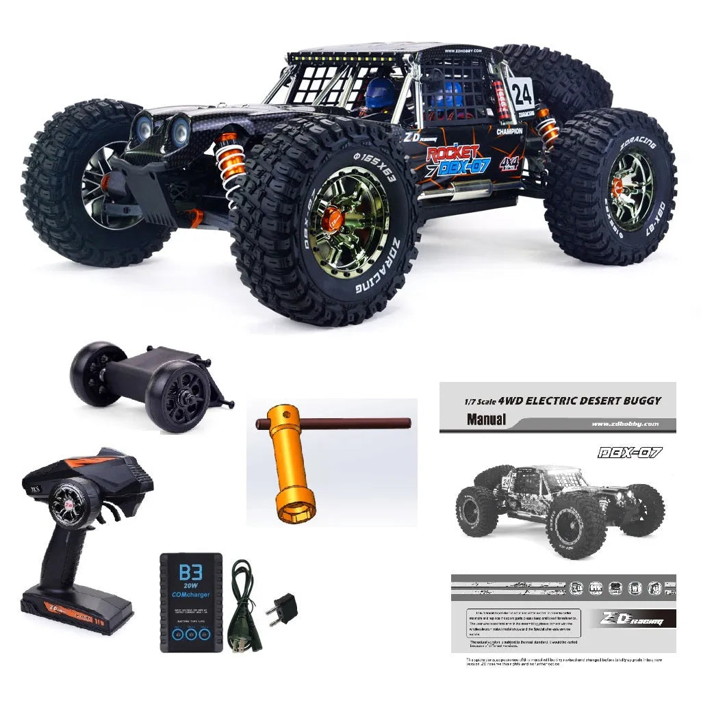ZD Racing DBX-07 1/7 Brushless SCALE 80km/h RTR 4WD Desert Buggy