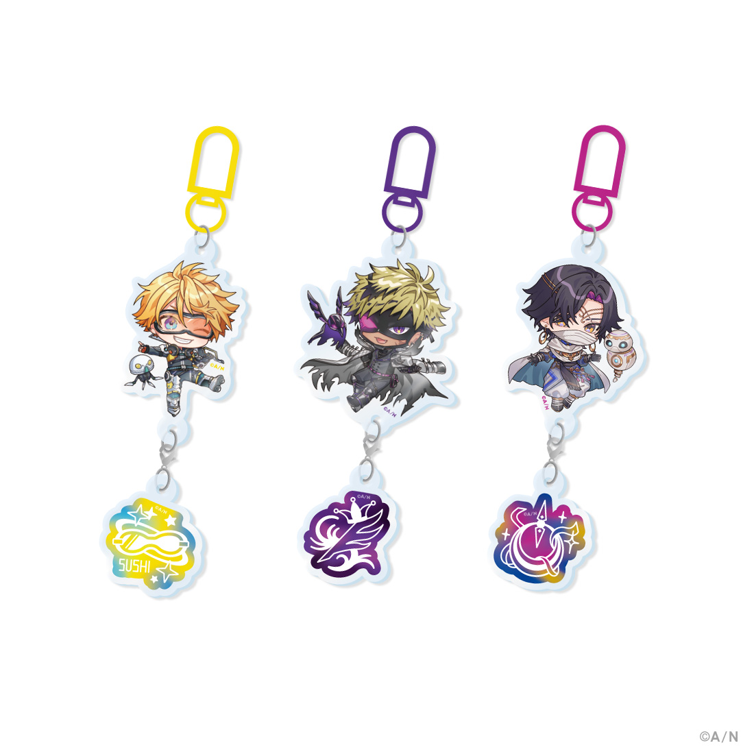 HEROES Half Anniversary】つながるアクリルキーホルダー Krisis｜にじ