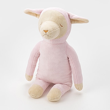 ひつじのメルくん（R）抱きまくら 全長約55cm ホワイト 側地