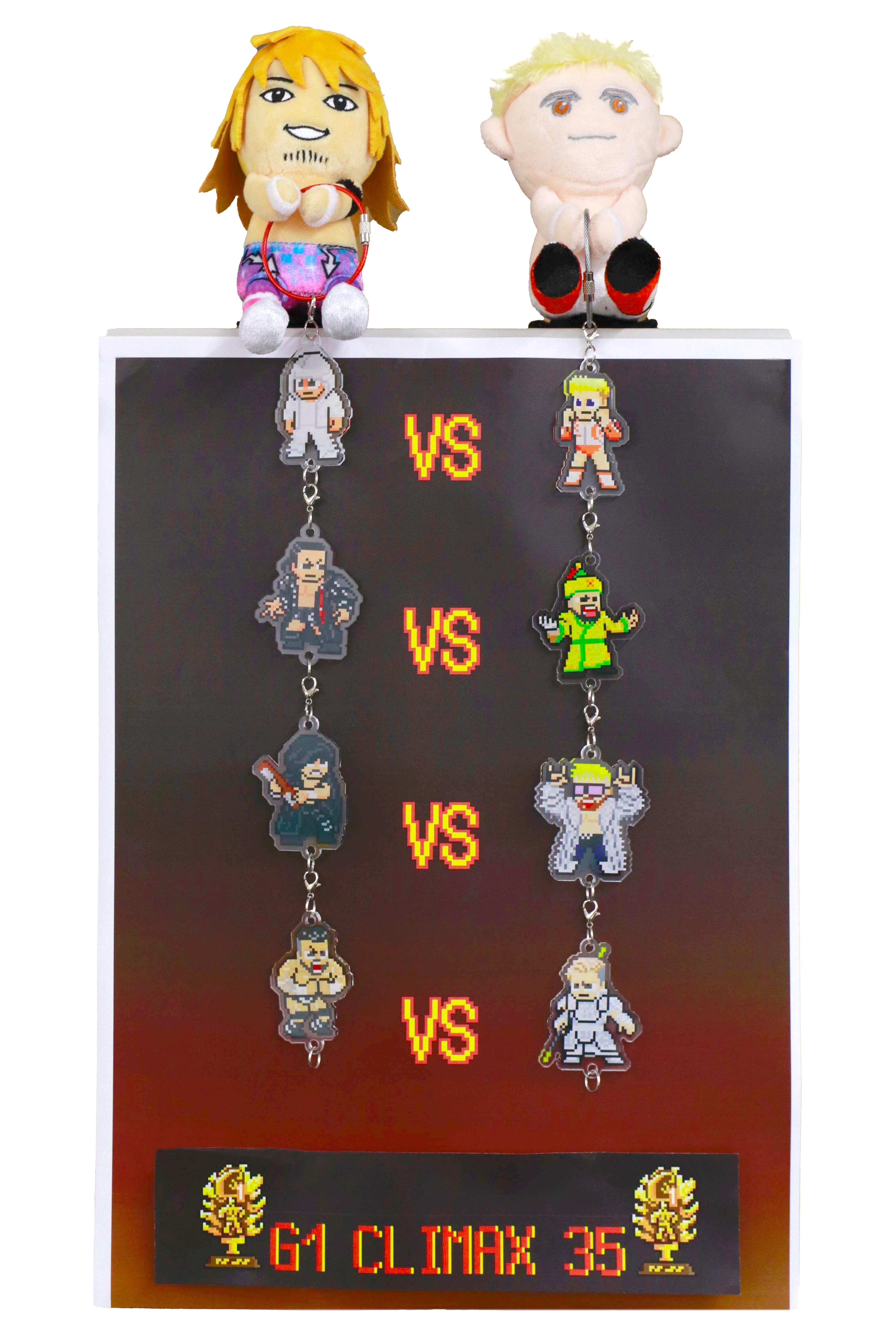 dotswrestler」つながるアクリルキーホルダー（G1 CLIMAX 35）/Bセット