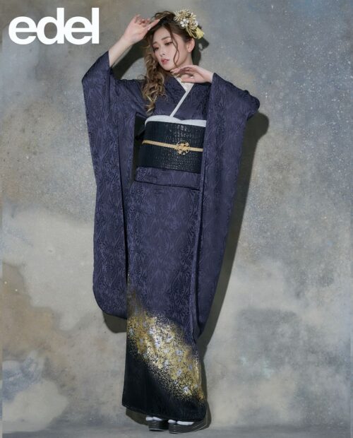 九重×中村里砂 無地振袖RN2（シンプル振袖／赤無地）21005 | おりえん