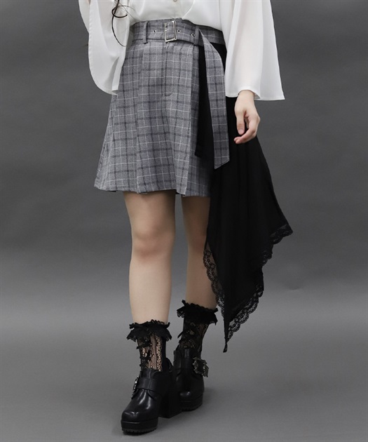 オーバースカート付ミニスカート | axes femme online shop