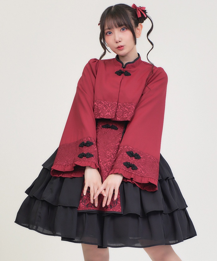 チャイナ釦ボレロ | kawaii | axes femme online shop
