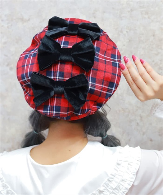 タータンチェックベレー帽 | 雑貨 | axes femme online shop