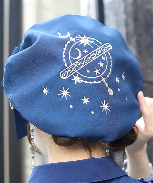 星モチーフ刺繍ベレー | axes femme online shop