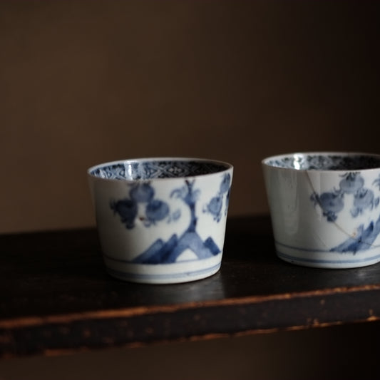 古伊万里 蕎麦猪口 そば猪口 民藝 No.13 古伊万里 蕎麦猪口 そば猪口