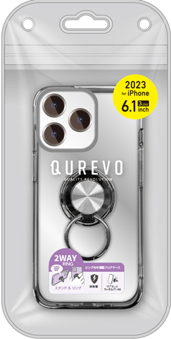 iPhone17 Pro Max用 MagSafeアクセサリー対応 スタンドリング付背面