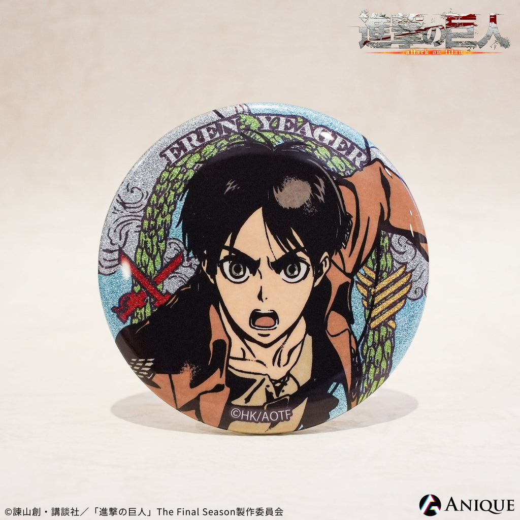 進撃の巨人 エレン・イェーガー 缶バッジ Anique Shop JAPAN
