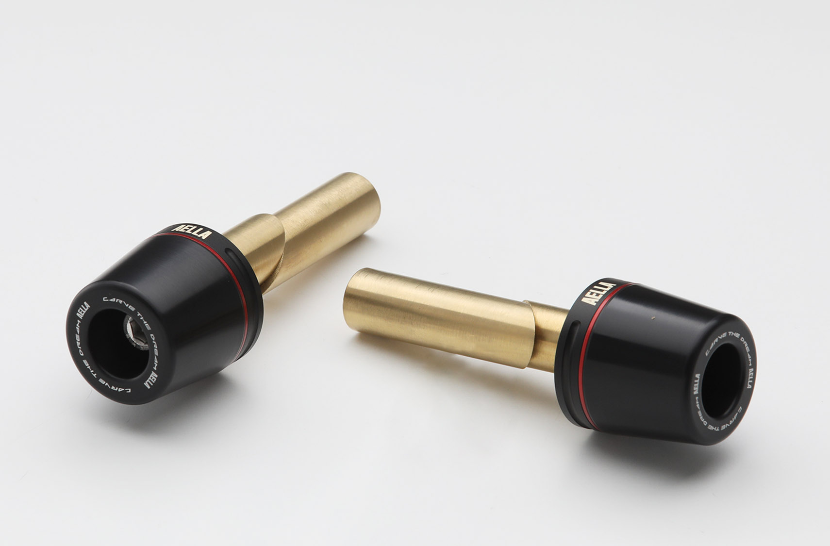 ハンドルバーエンド チタンカラー2枚セット[Φ22×3mm厚] | AELLA