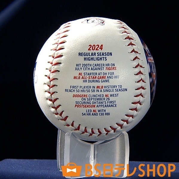 大谷翔平 24年実使用（2本塁打記録試合）直筆サインボール（ロハスの