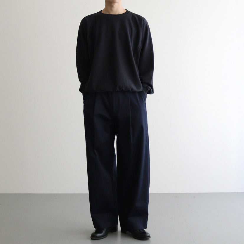 Westpoint Chino Wide Tapered Trousers #NAVY [GM243-40070B] – ciacura