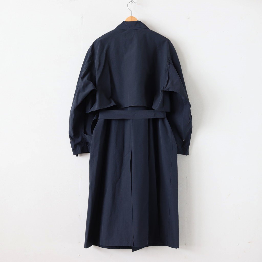 DETACHABLE DUSTER COAT #NAVY [YK20SS0090C] _ YOKE | ヨーク – ciacura