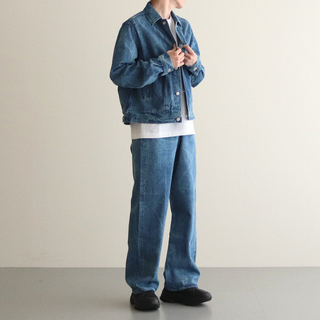 SELVEDGE FADED LIGHT DENIM BLOUSON