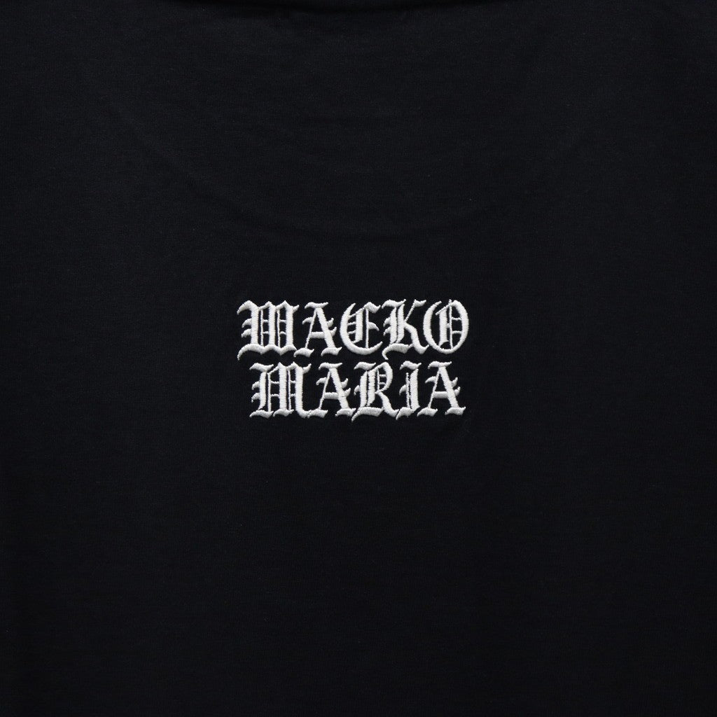 DEATH ROW RECORDS | WASHED HEAVY WEIGHT CREW NECK T-SHIRT #BLACK