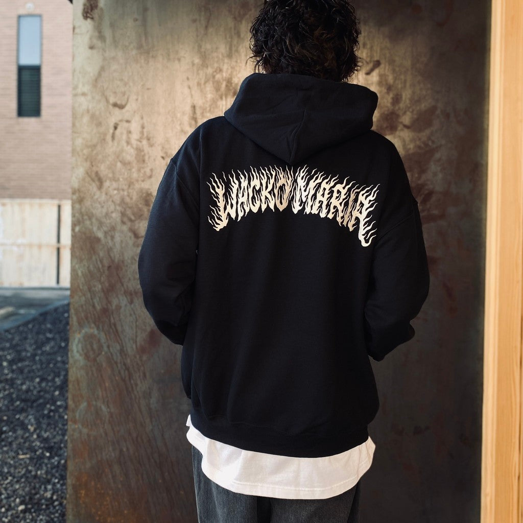 TIM LEHI | PULLOVER HOODED SWEAT SHIRT #BLACK [25FW-WMC-SS11]_