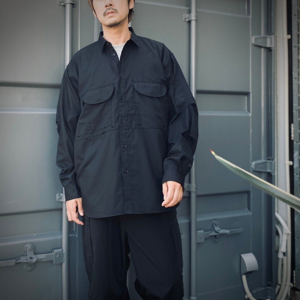 TECH FISHING SHIRT L/S #BLACK [BE-84025W]_DAIWA PIER39