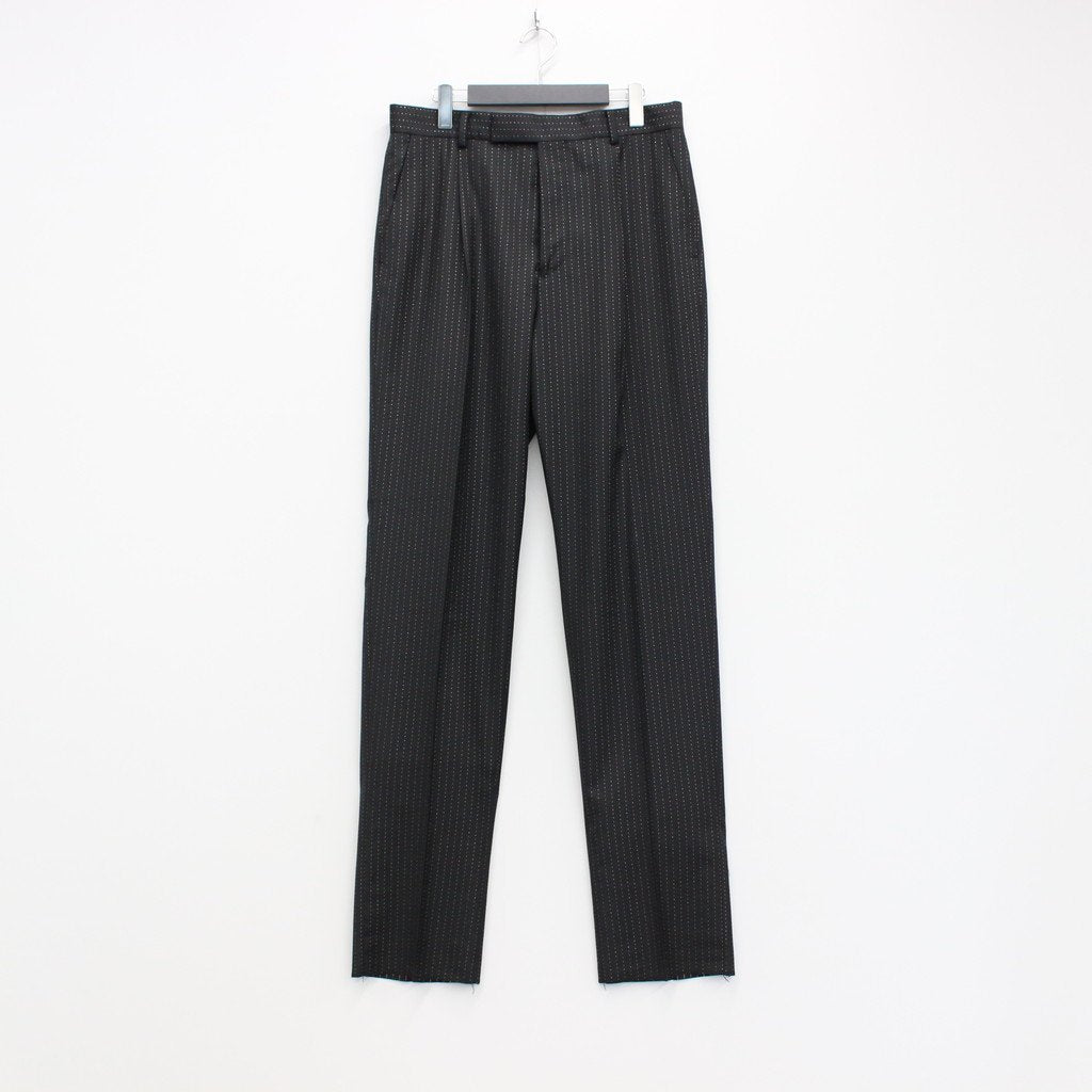 PLEATED TROUSERS -TYPE 2- #BLACK [23FWE-WMP-TR04]_WACKO MARIA