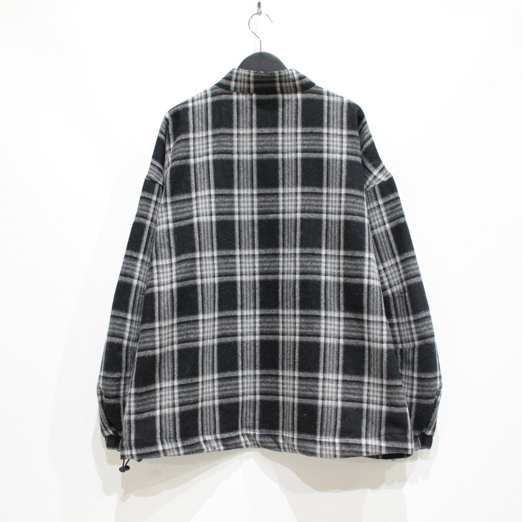 PLAID FLANNEL SWING TOP #BLACK [FW23-JK10] – cocorozashi