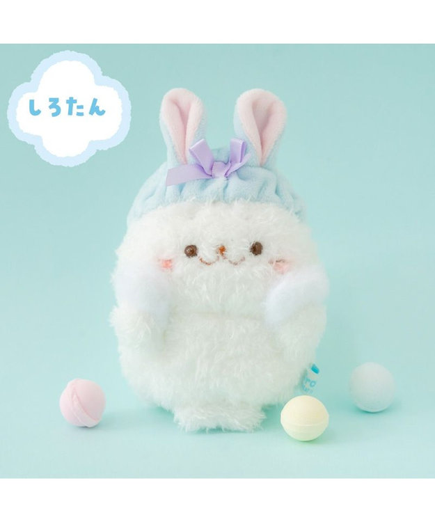 しろたん 洗顔 ぽてぽて マスコット 《しろたん》もこもこアワー 単品