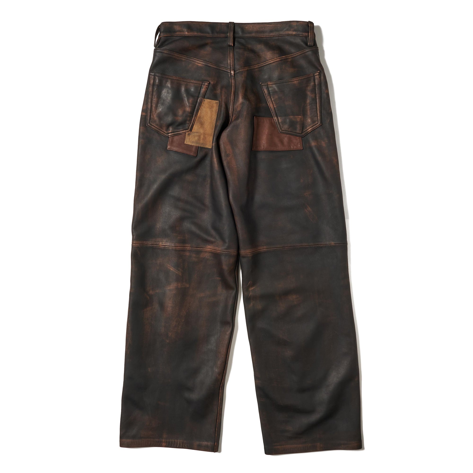 PATCHWORK LEATHER PANTS – doublet