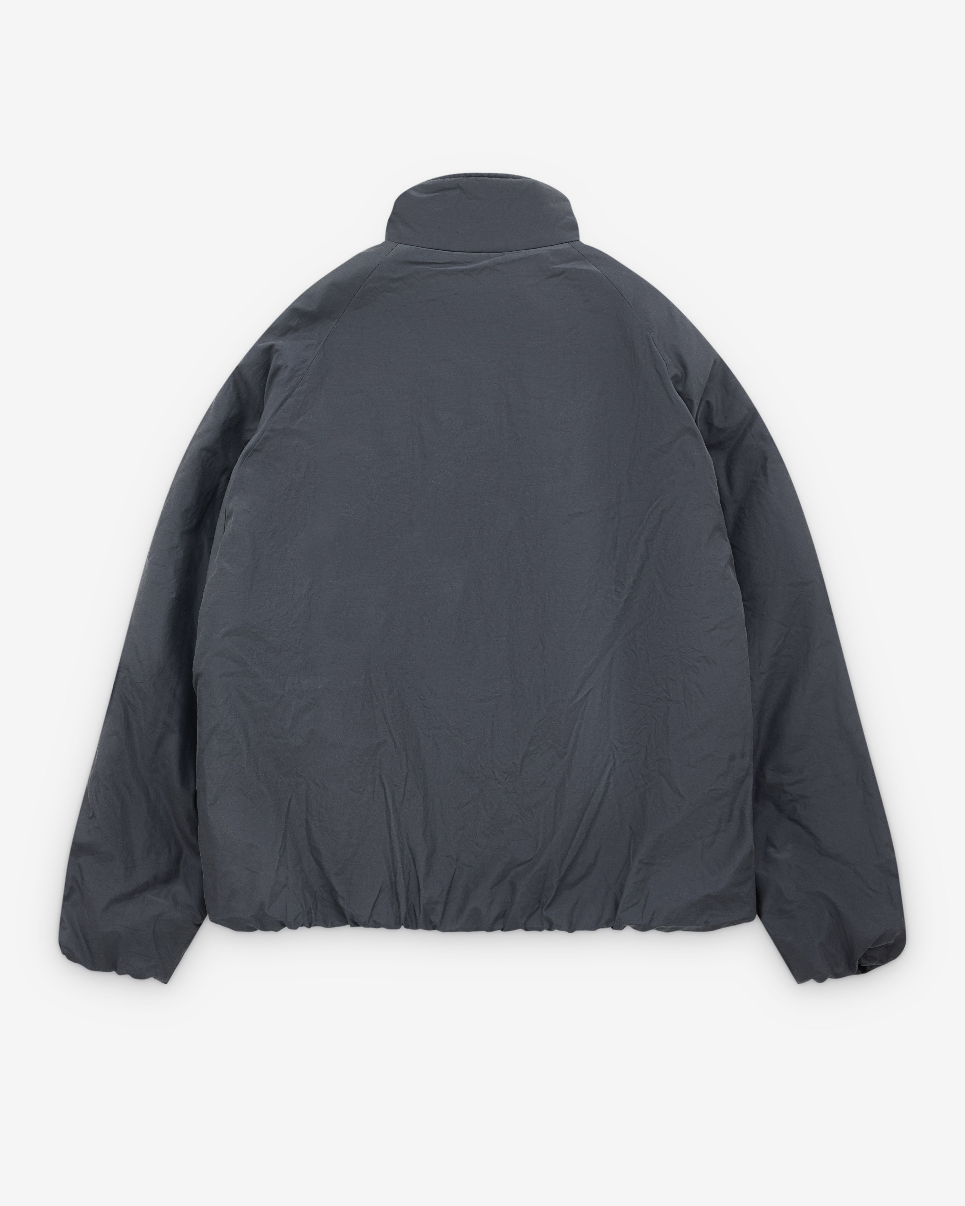 A.Presse: Men's Silk Taffeta US Navy Shipboard Jacket (Charcoal