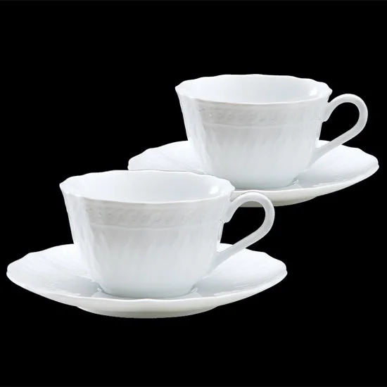 ノリタケ シェールブラン ティーコーヒー碗皿ペア 5500円 | 大進