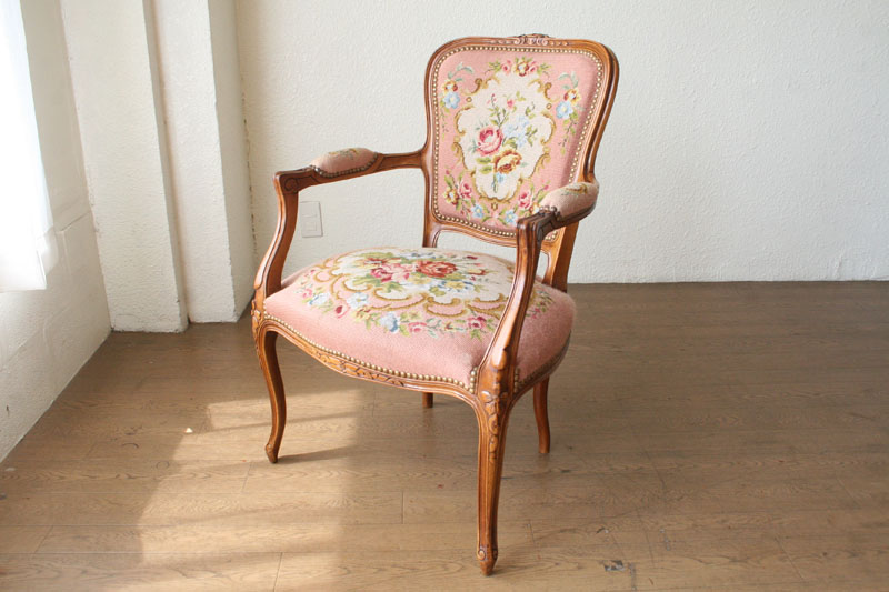 プチポワンアームチェア｜アンティーク家具・照明の専門店｜デニム