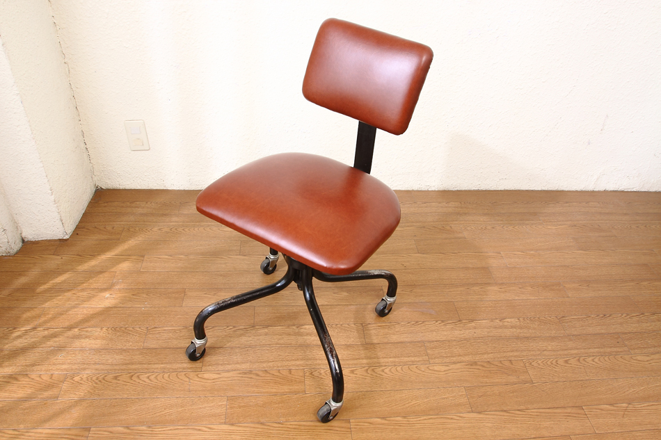 ヴィンテージレザー オフィスチェア｜アンティーク家具・照明の専門店