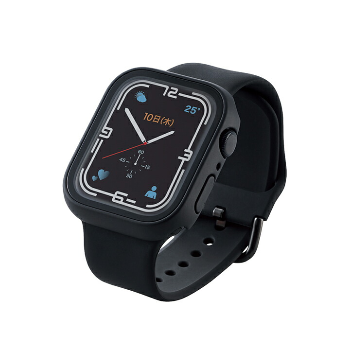 Apple Watch 45mm用フルカバーケース プレミアムガラス 高透明