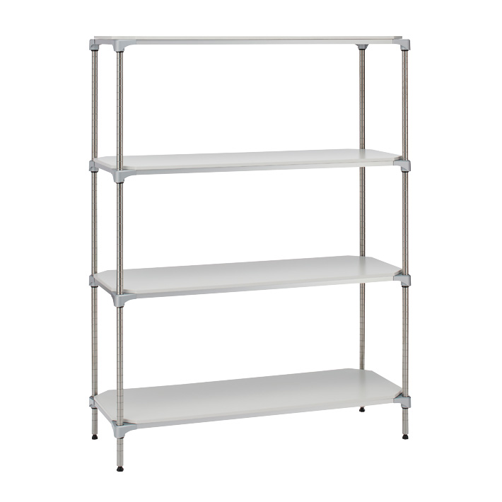 エレクターのスチールラック｜ベーシックシリーズ ウッドシェルフ