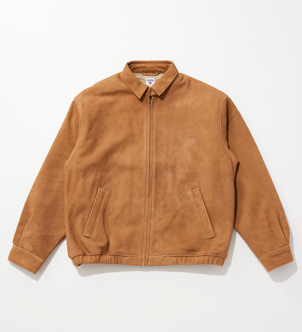 ZIP UP JACKET Suede Beige – EDWIN CONCEPT SHOP