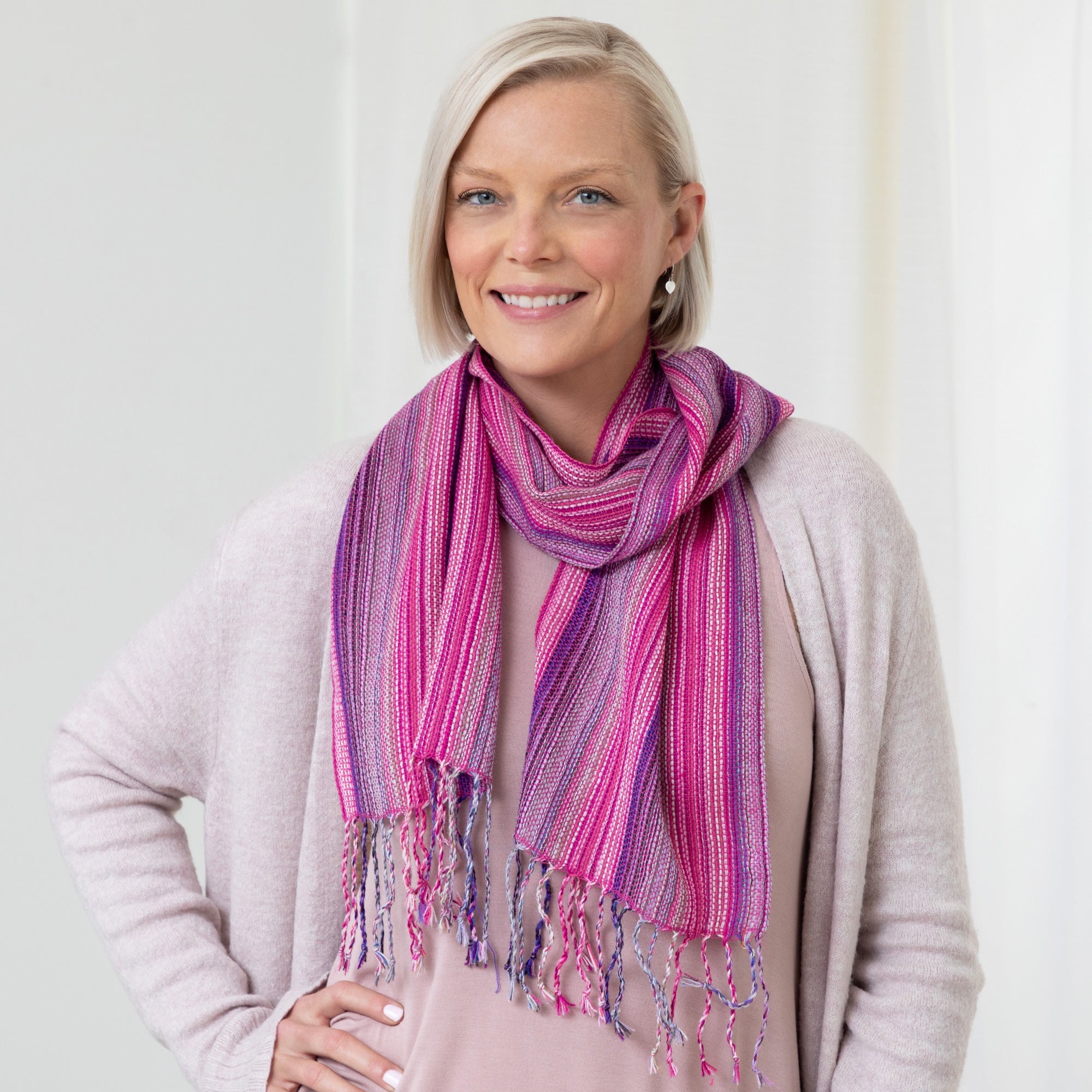 Hand-loomed Alpaca Scarf | Fair Trade, 100% Alpaca Fiber | Free