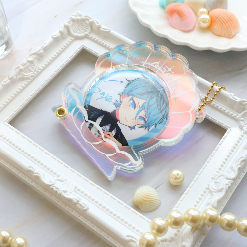 缶バッジアクリルフレーム シェル ピンク| FUKUYA ONLINE フクヤオンライン