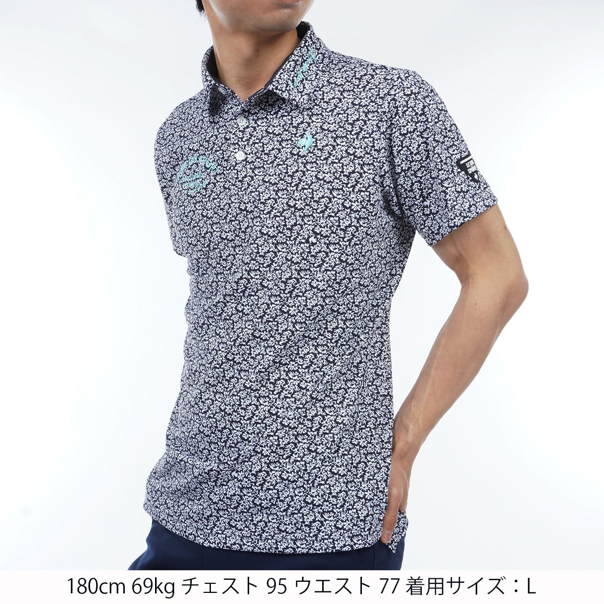 dショッピング |ルコックゴルフ Le coq sportif GOLF 小花柄 半袖
