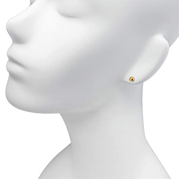 K18イエローゴールド ボールピアス 5mm | 高品質 金・プラチナ