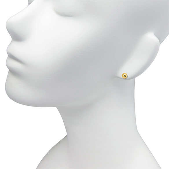 K18イエローゴールド ボールピアス 6mm | 高品質 金・プラチナ