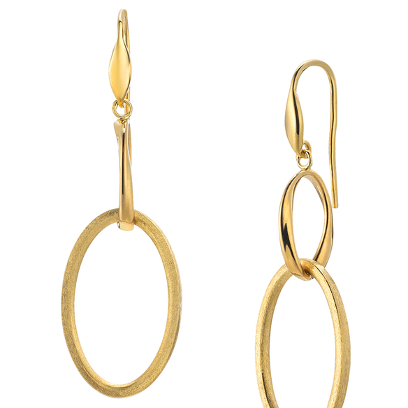 イタリア製〕K18イエローゴールド ピアス | 高品質 金・プラチナ