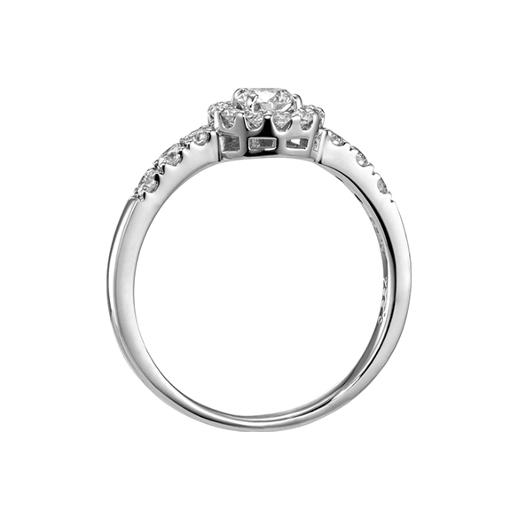 プラチナ ダイヤモンド リング 0.2カラット | 高品質 金・プラチナ