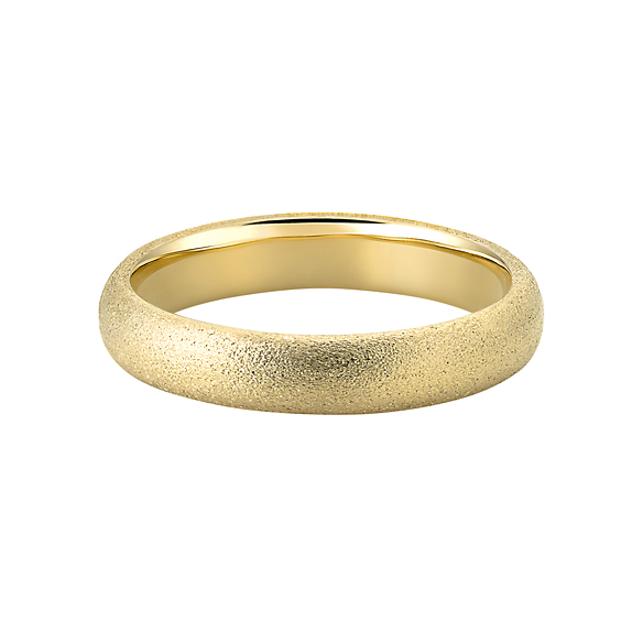 K18 カラーゴールドリング〕K18 リング ライトイエローゴールド (幅約