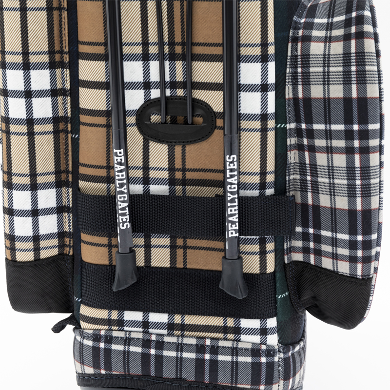 PEARLY GATES チェック柄ゴルフバッグ GO/LOOK!（ゴルック） | PEARLY