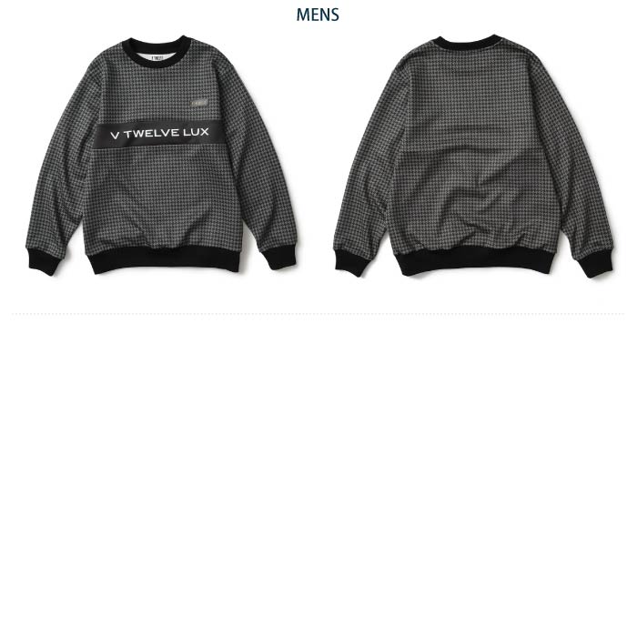 V12 ヴィトゥエルブ メンズ レディース LX TOOTH CREW スウェット