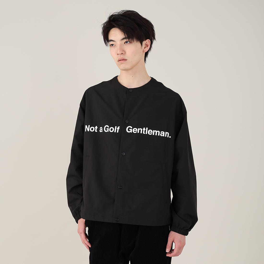 キャプテンズヘルム ゴルフ】#LOGO NO COLLAR JACKET – GQ SHOP