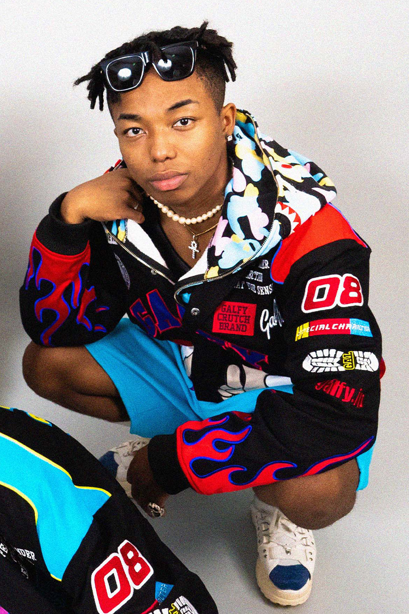 GALFY (ガルフィー) 新 走り屋 JKT BLACK/RED / ロックファッション