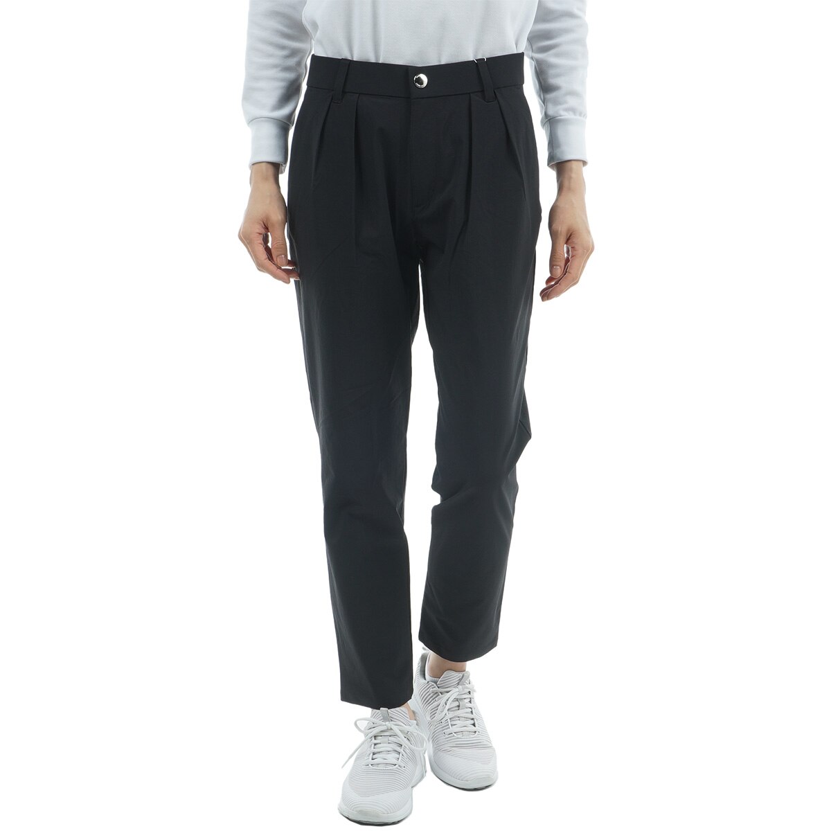 ストレッチ ツータック入り9分丈パンツ レディス(ロングパンツ)|Le coq