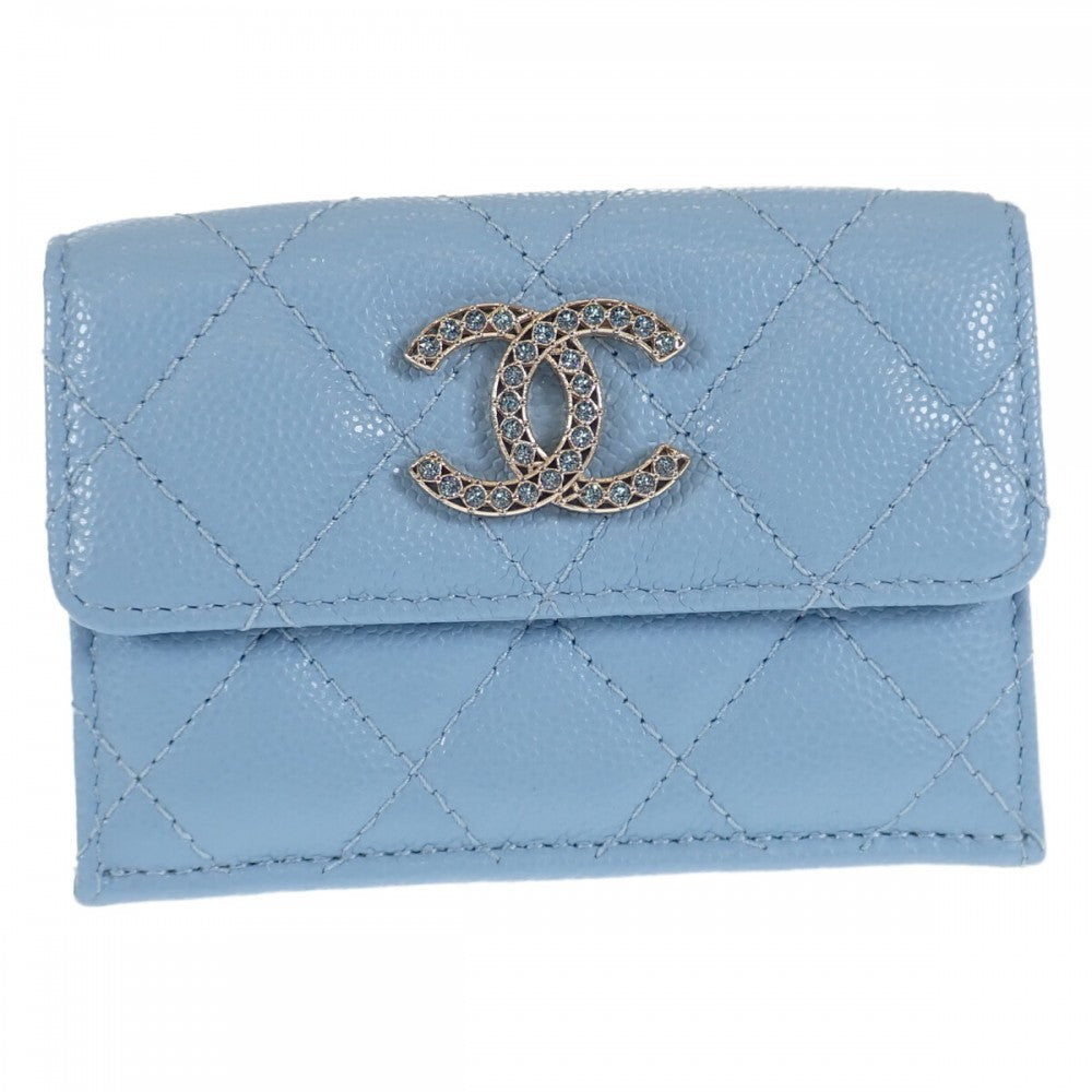 シャネル CHANEL ココマーク スモールフラップウォレット AP3397 三
