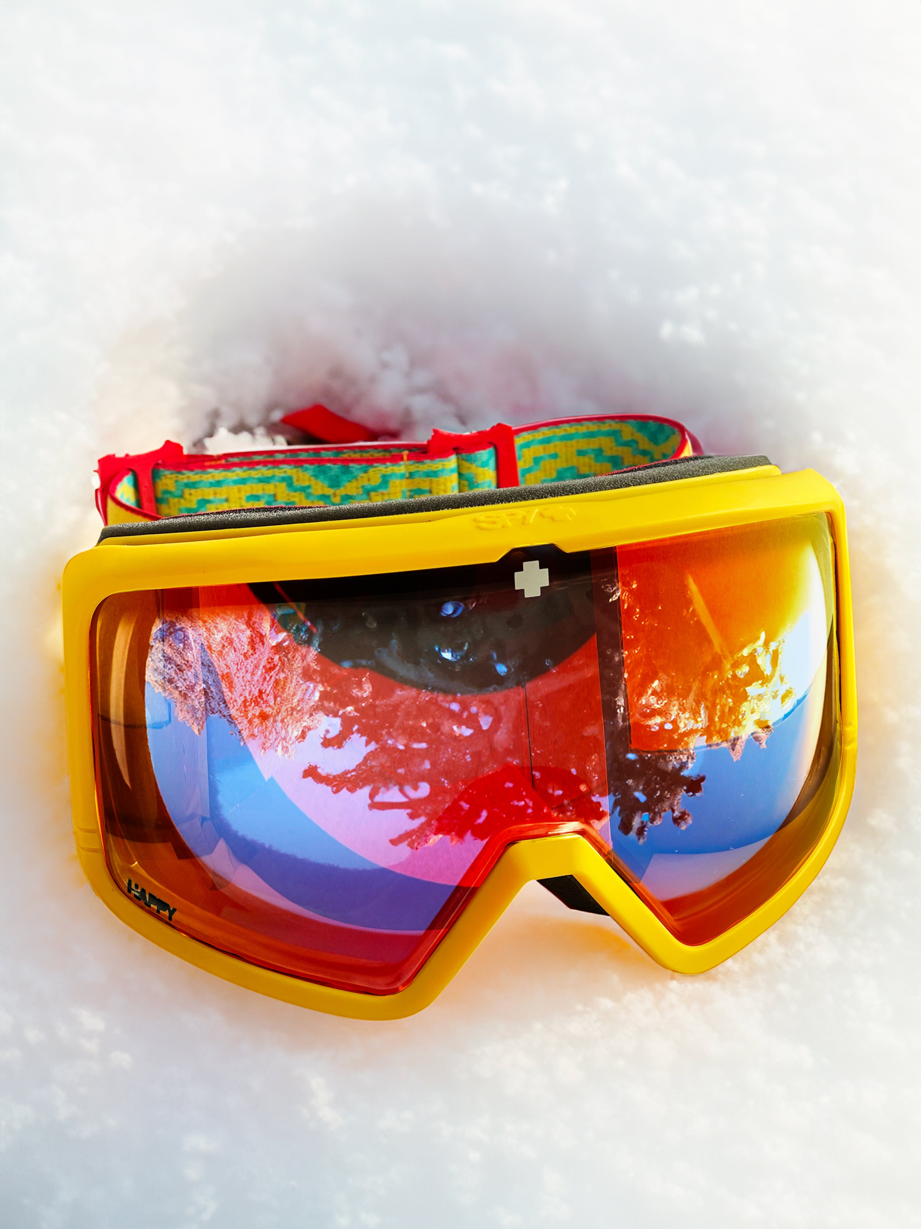 Spy Optic Megalith Goggles New Mexico 2023 Yellow -Bronze with Red