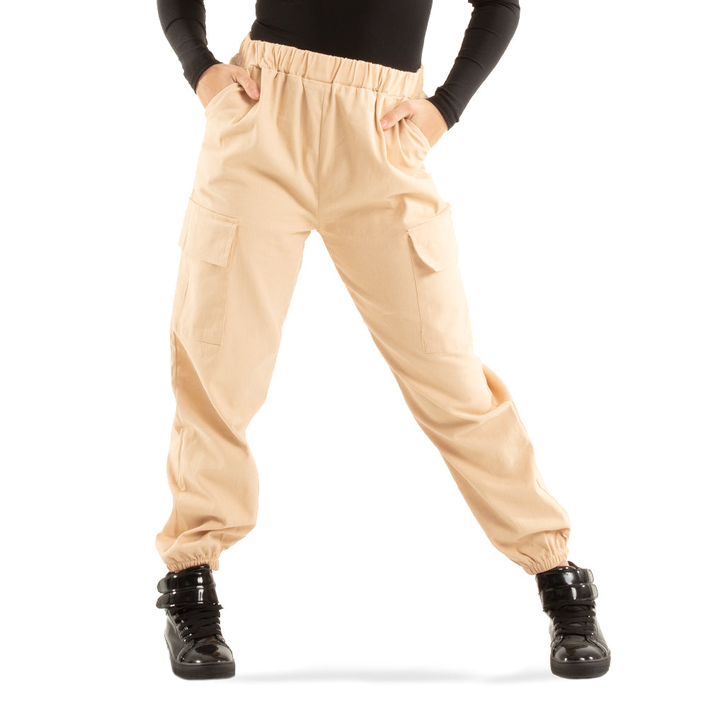 Khaki Cargo Pant - Just For Kix