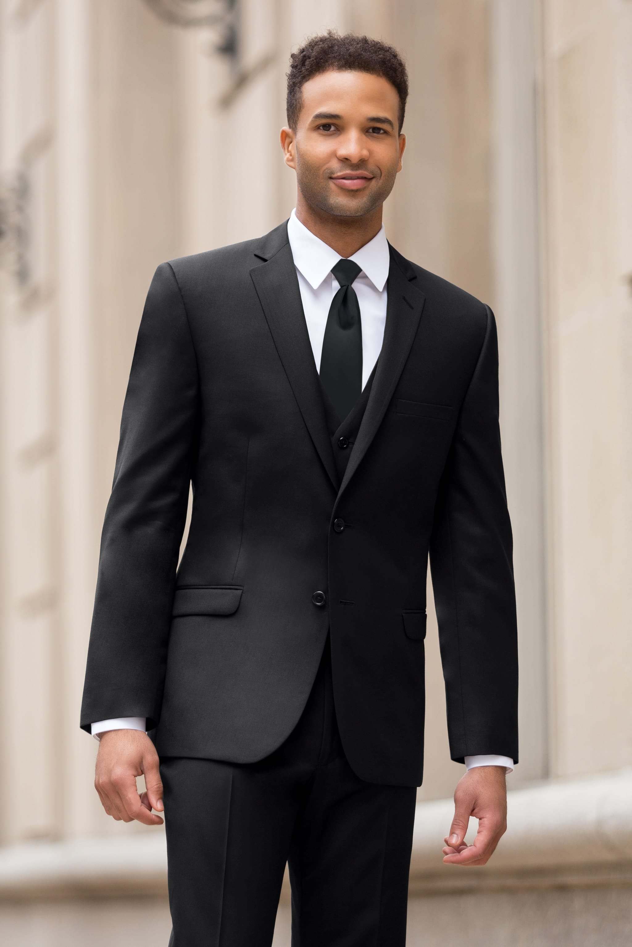 Black Slim Fit Suit Pants | Jim's Formal Wear Shop