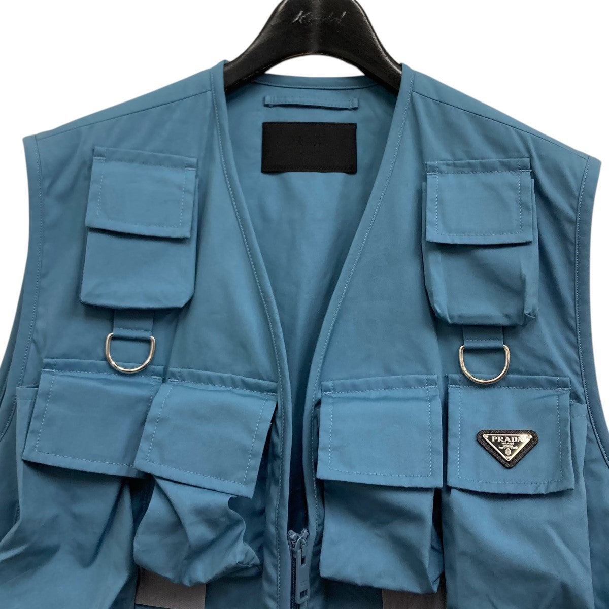 PRADA(プラダ) 24SS Re-Nylon ベスト SGC499 インディゴ サイズ XS