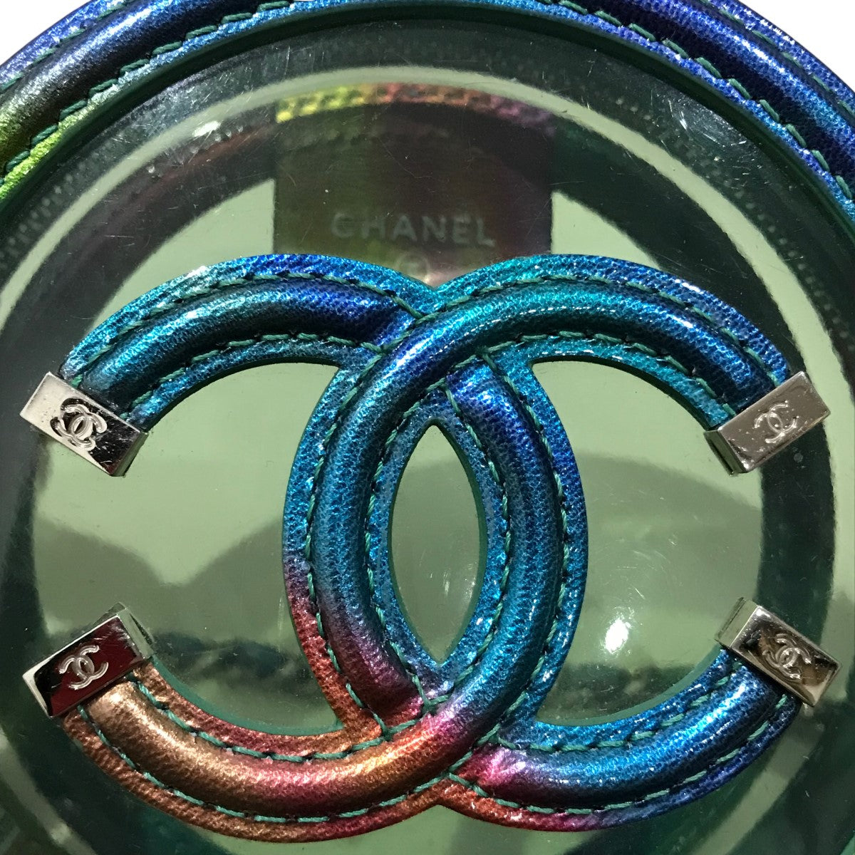 CHANEL(シャネル) クリアラウンドショルダーバッグ □ グラデーション